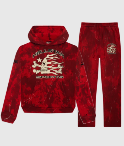 Hellstar Sports Tracksuit Red - BRAND HUB