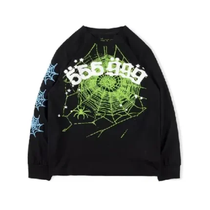 555999 Young Thug Black Sp5der Sweatshirt