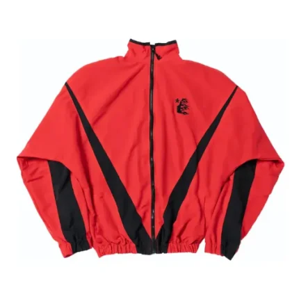 Red Black Hellstar Thriller Track Jacket