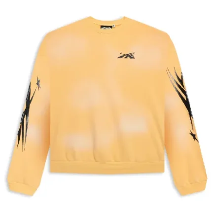 Yellow-Hellstar-Sports-Crewneck-Men-Women