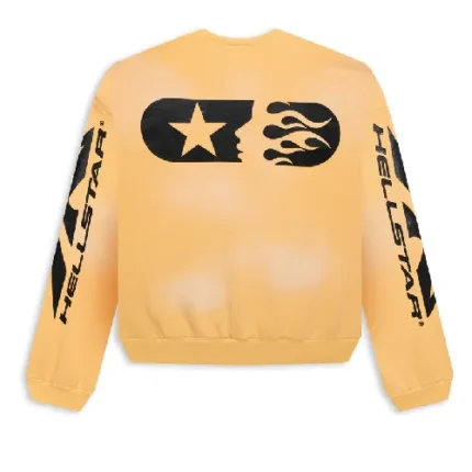 Yellow-Hellstar-Sports-Crewneck-Men-Womens