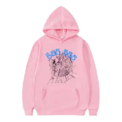 Pink Sp5der Hoodie 5555